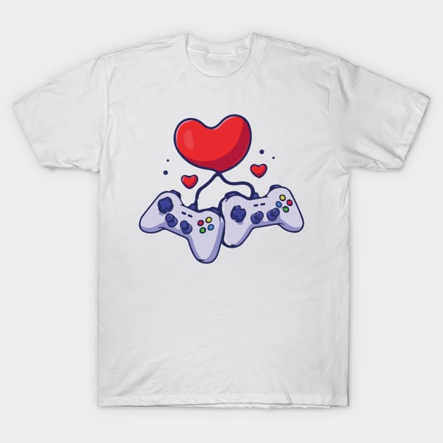 Video Games Lovers T-Shirt by TrendyStitch